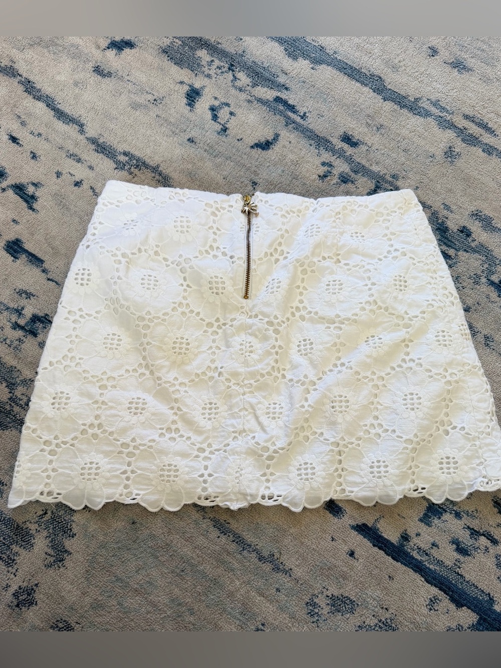 Lilly Pulitzer White Lace Tate Skirt Size 6 - Picture 5 of 8